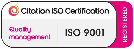 Citation ISO Certification, ISO 9001 quality management, registered