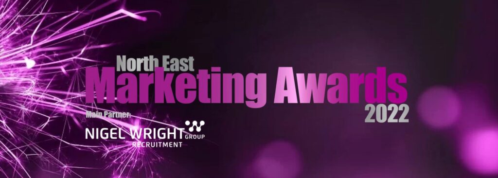 Image featuring the text "North East Marketing Awards 2022"