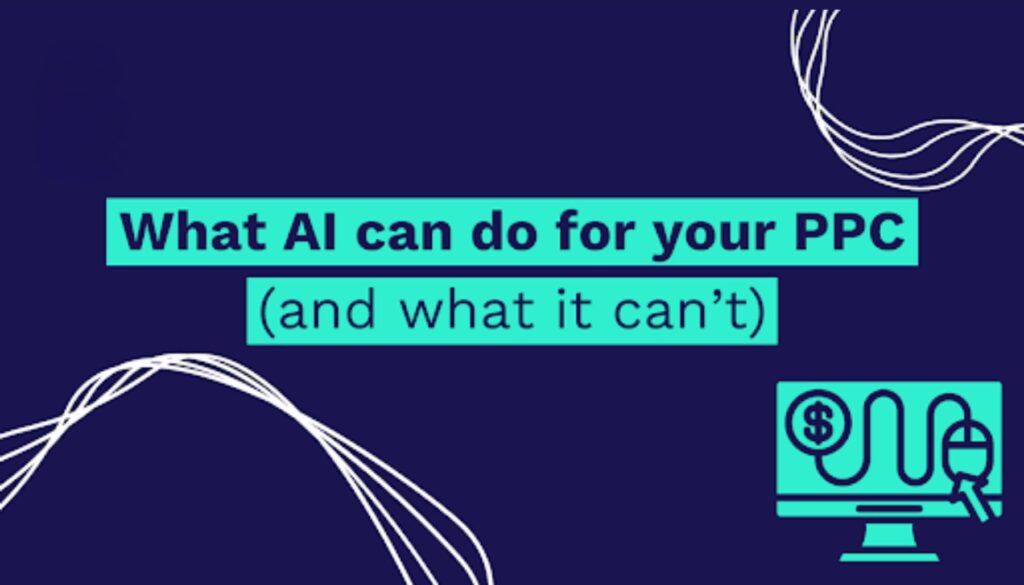AI and pay-per-click advertising graphic