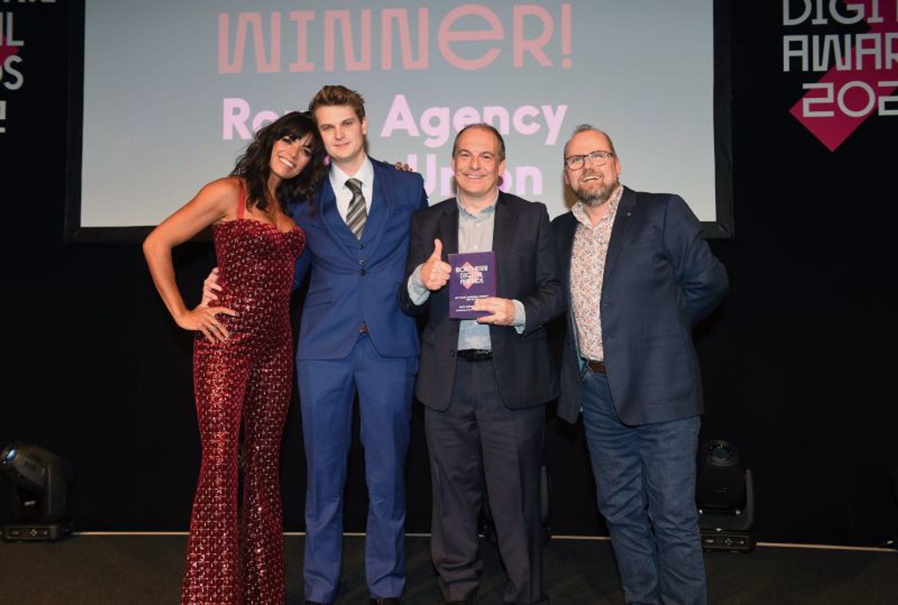 Route representatives at the Northern Digital Awards 2022