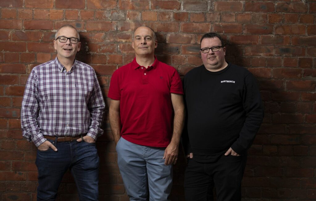 Darren, Ben and Greg - the Route planning team